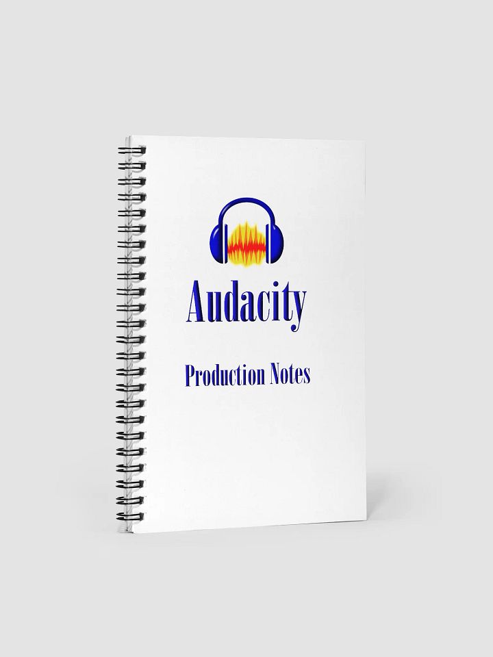 Audacity Retro Spiral Notebook product image (1)