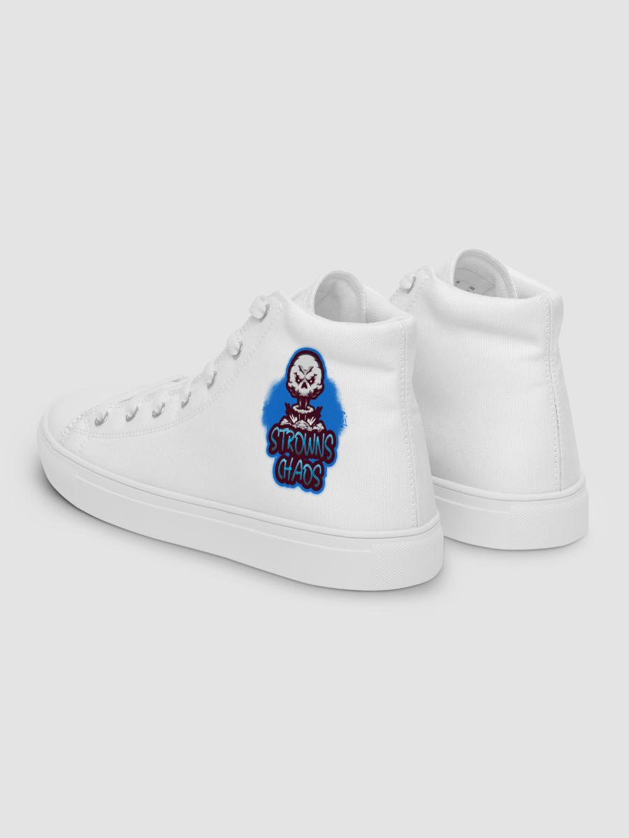 [strowns_chaos] Women;s High Top Canvas Shoes (White) product image (5)