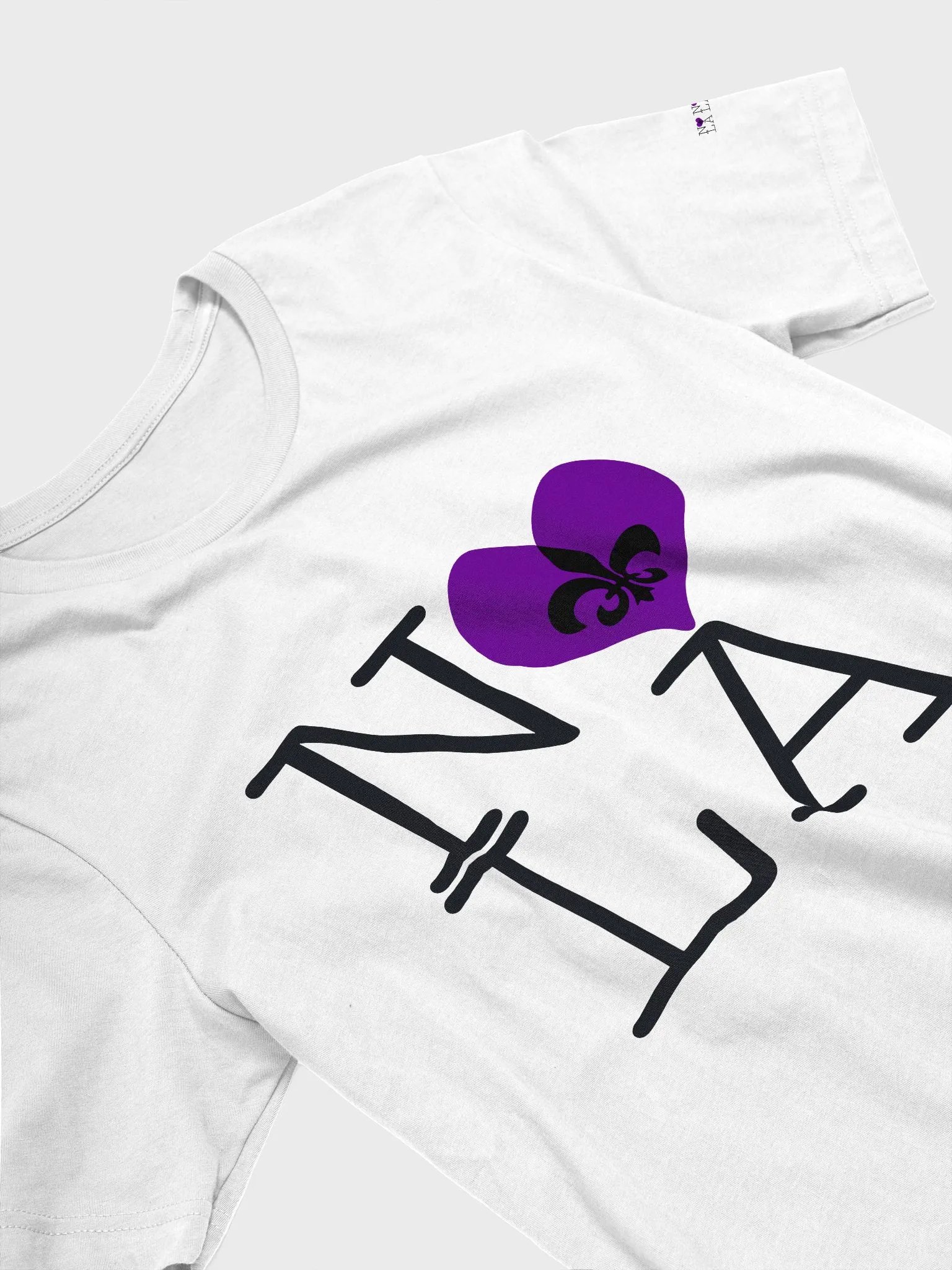 I LOVE NOLA **SUPERSOFT LEGACY TEE** (PURPLE HEART LEGACY BACK + SLEEVES) product image (22)