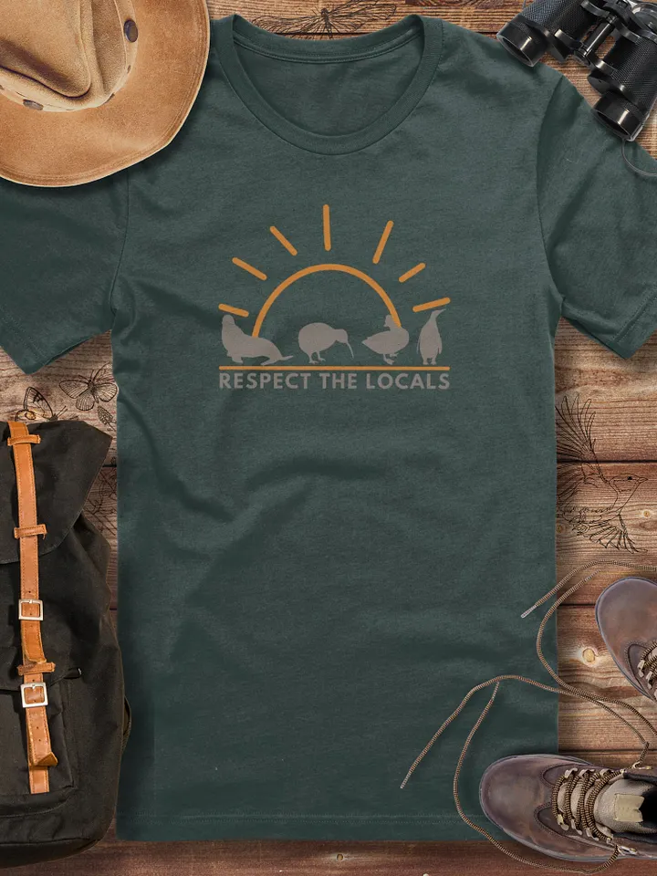 Respect The Locals T-Shirt, Wildlife Conservation Gift, Nature Lover T-shirt product image (1)