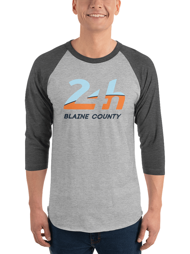 Blaine County 24h Logo Baseball Tee product image (1)