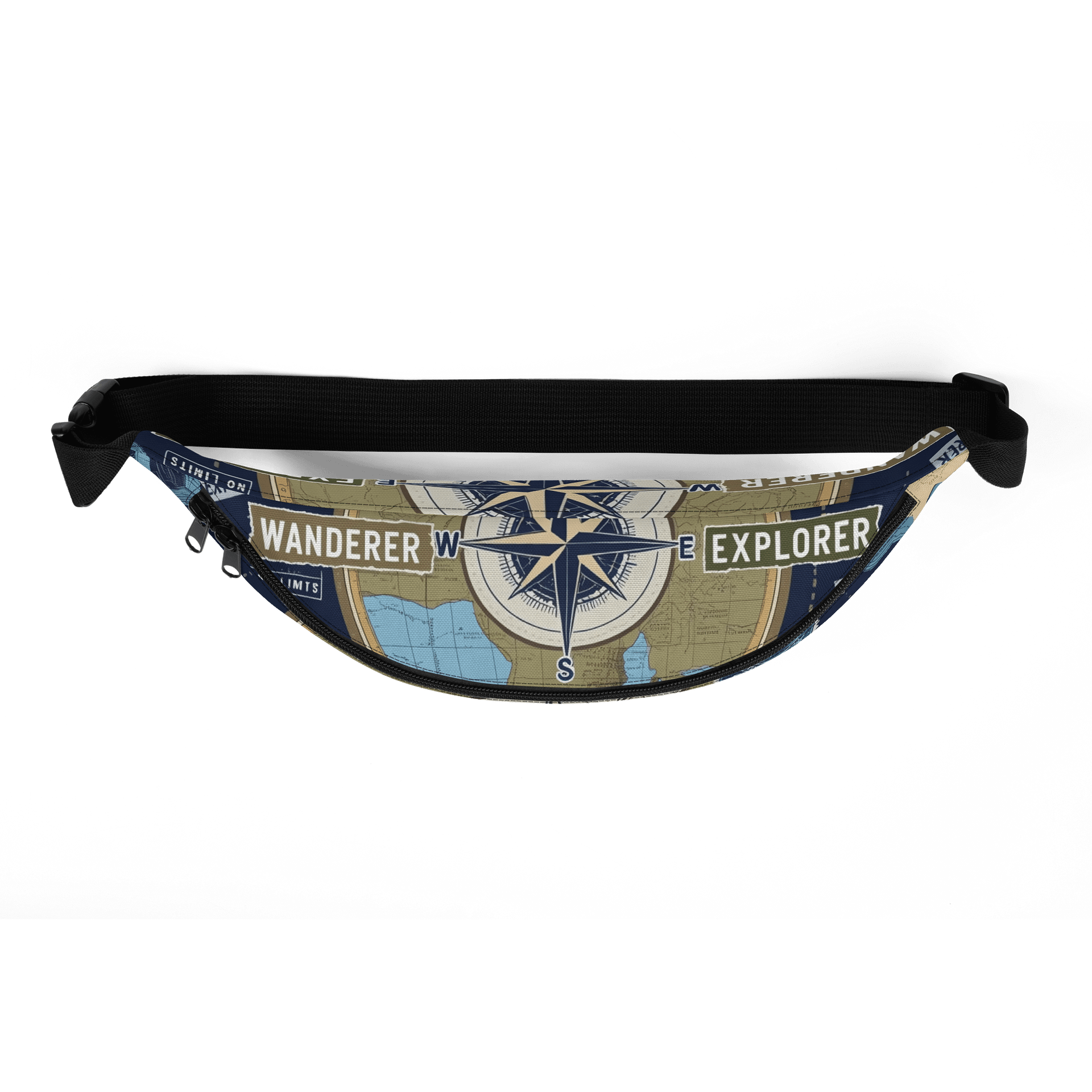 Wanderlust Explorer All-Over Fanny Pack product image (5)
