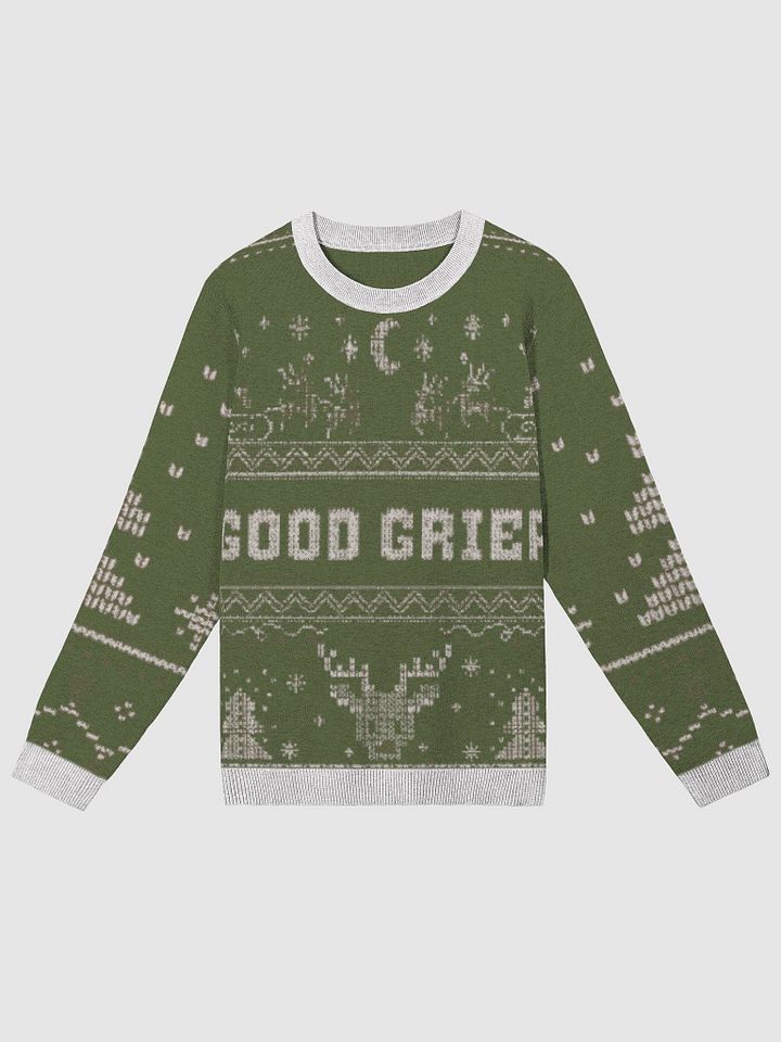 Good Grief Green Knit Sweater product image (1)