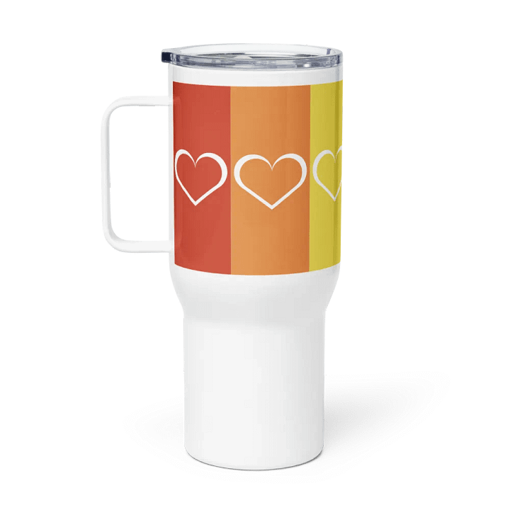 Rainbow Hearts - Travel Mug product image (1)