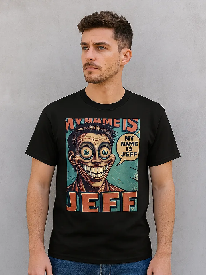 MY NAME IS JEFF! Cartoon T-Shirt product image (2)