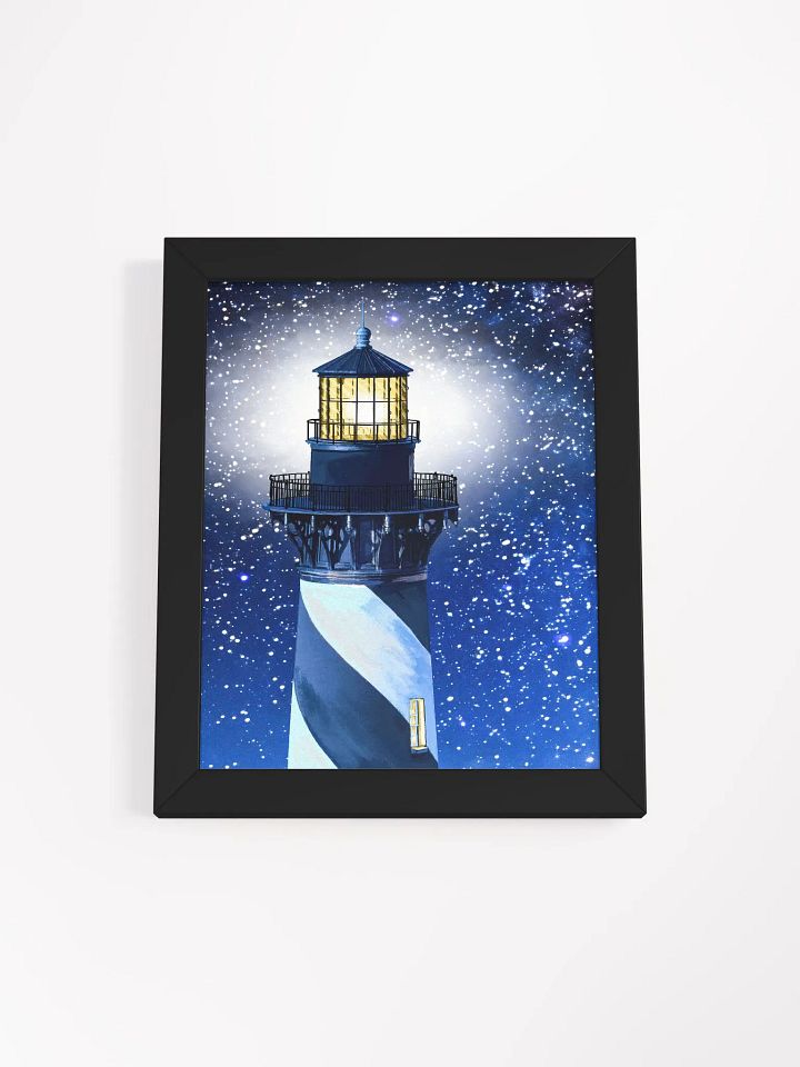 Cape Hatteras Lighthouse At Night - North Carolina Framed Poster product image (4)