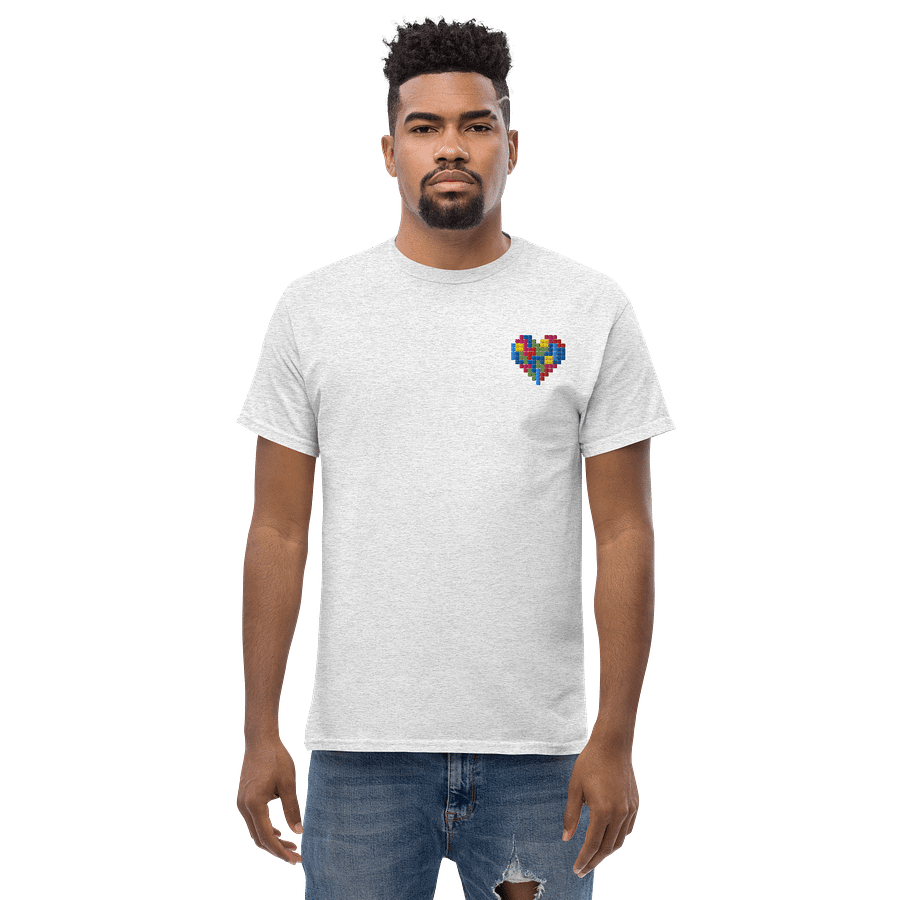 Embroidered Tetris Heart T-Shirt product image (4)