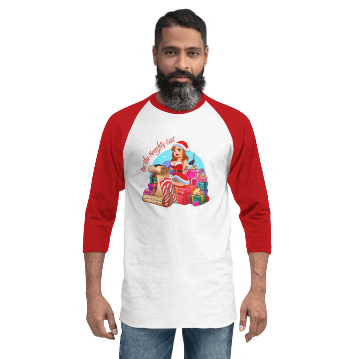 Naughty List colored sleeve top product image (2)