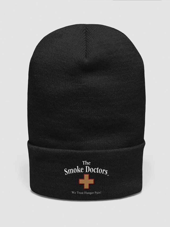 The Smoke Doctors Cuffed Black Beanie product image (1)