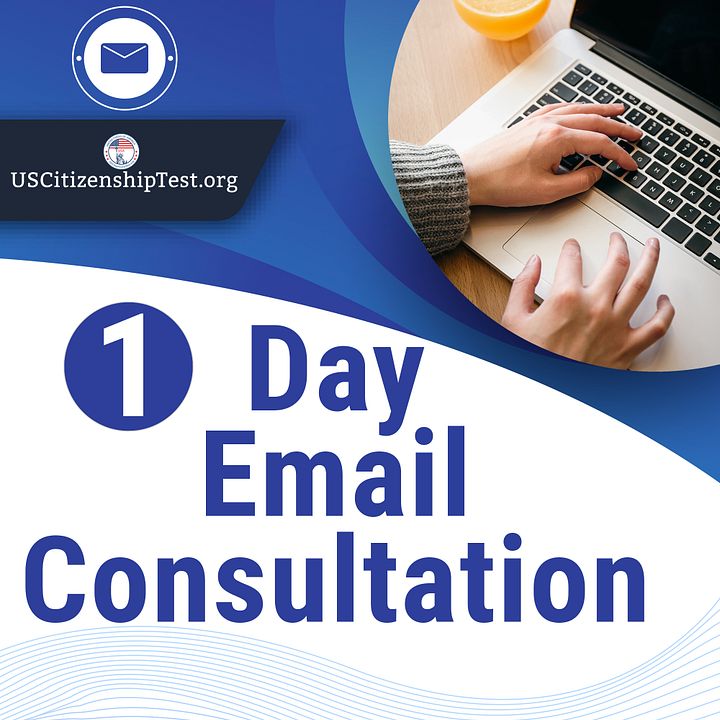 One Day (24hrs) of Email Consultation for US Naturalization product image (1)