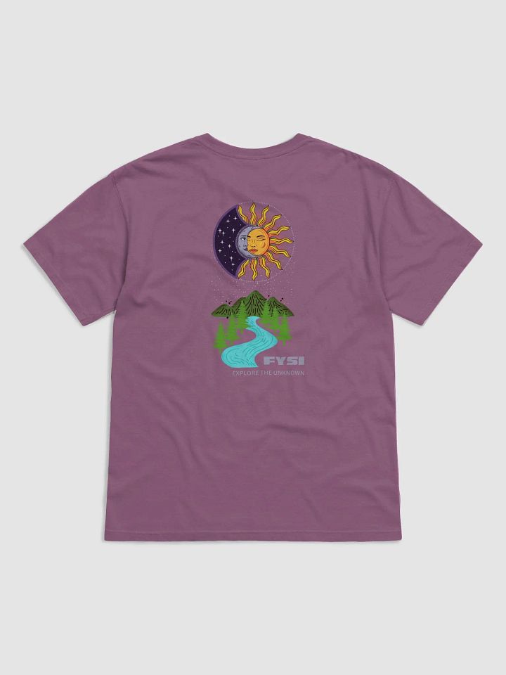 Celestial Harmony Sun & Moon organic cotton T-Shirt product image (10)