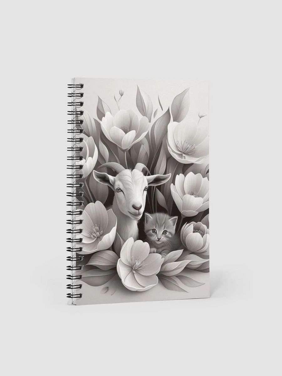 Whimsical Garden Spiral Notebook product image (1)