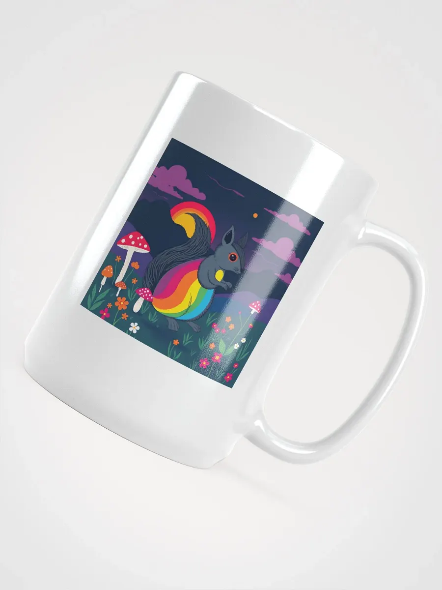 Rainbow Squirrel Whimsy Mug product image (4)