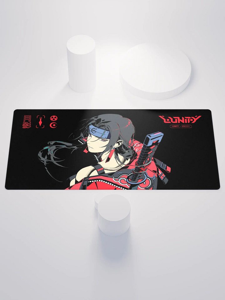 Kunoichi Black Mousepad (36"x18") product image (2)