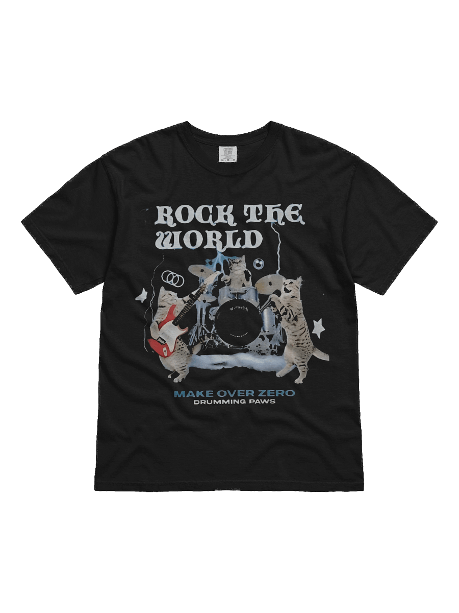 Rock Cat Digital Oversized Fit Short Sleeve T-Shirt product image (1)