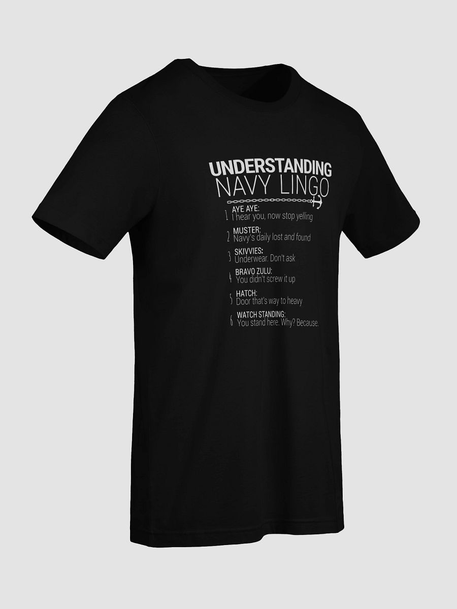 Funny Navy Terms T-Shirt – Military Humor Gift for Veterans and Sailors product image (9)