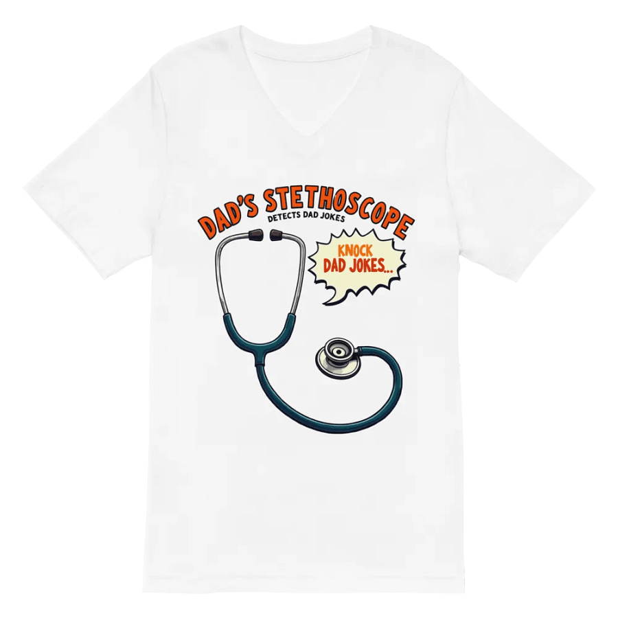 Dad's Stethoscope Humor v-neck Tee product image (2)