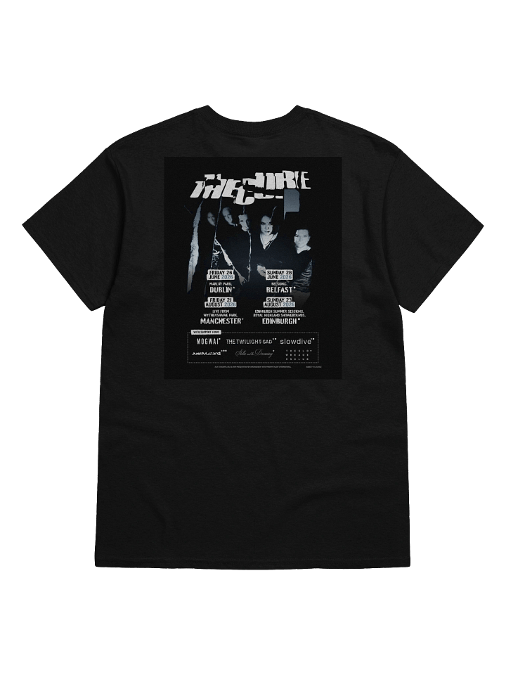 The Cure 2026 UK And Ireland Summer Shows Tour T-Shirt product image (2)