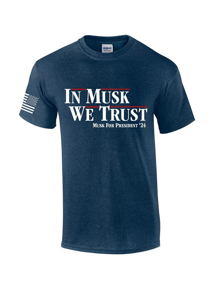 In Musk We Trust Elon for President 2024 Funny Men's Short Sleeve T-shirt product image (1)