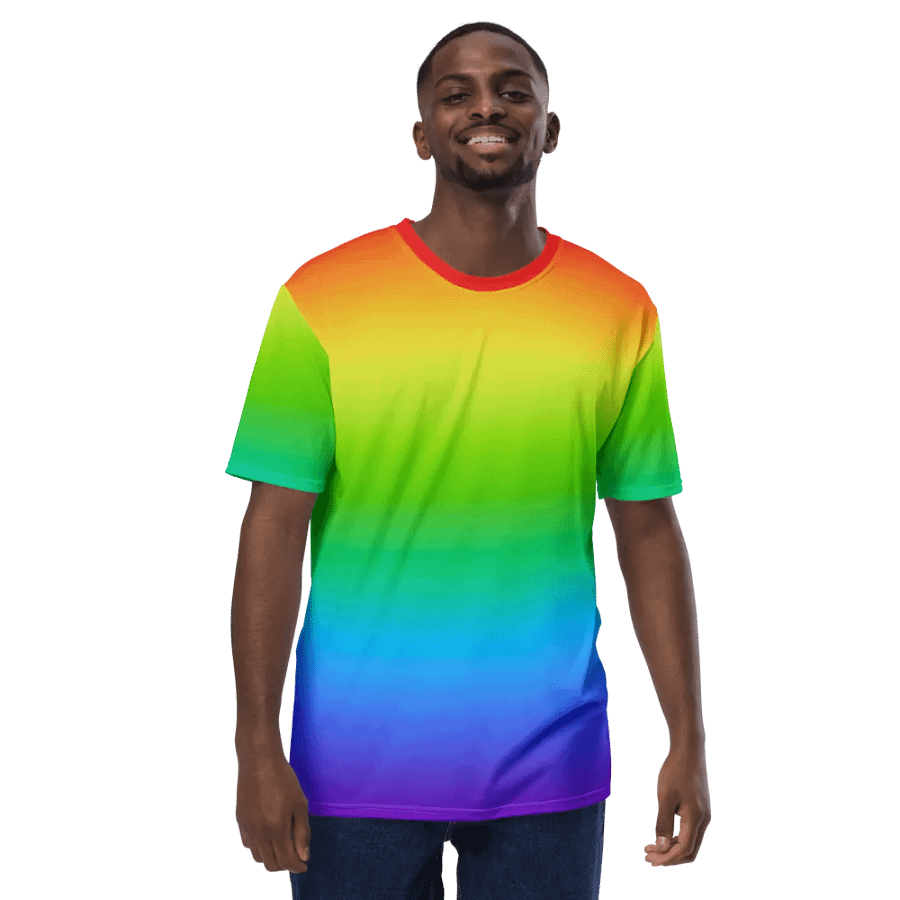 Rainbow Crew Neck T-Shirt product image (6)