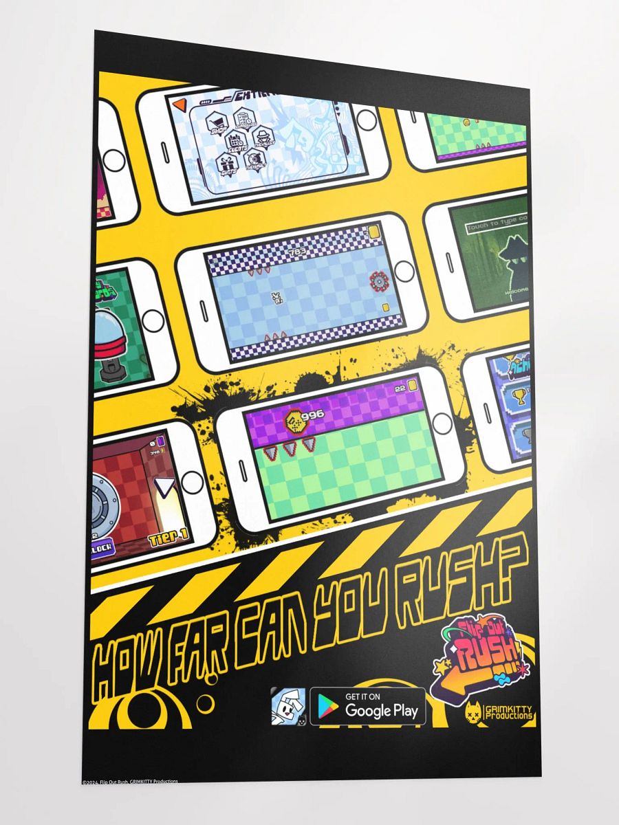 Flip Out Rush - How Far Promotional Poster product image (3)