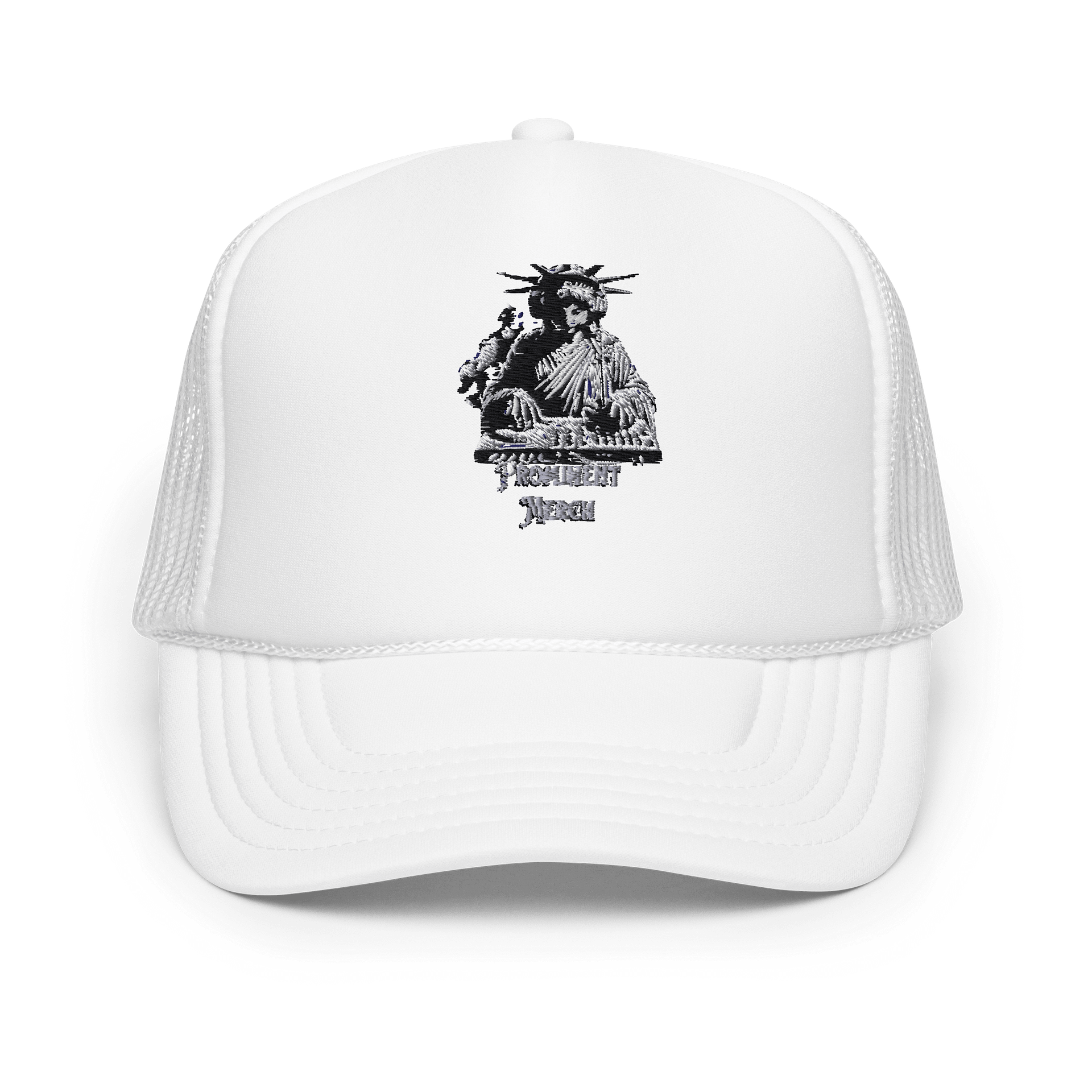 White Prominent Merch Statue of Liberty snapback product image (1)