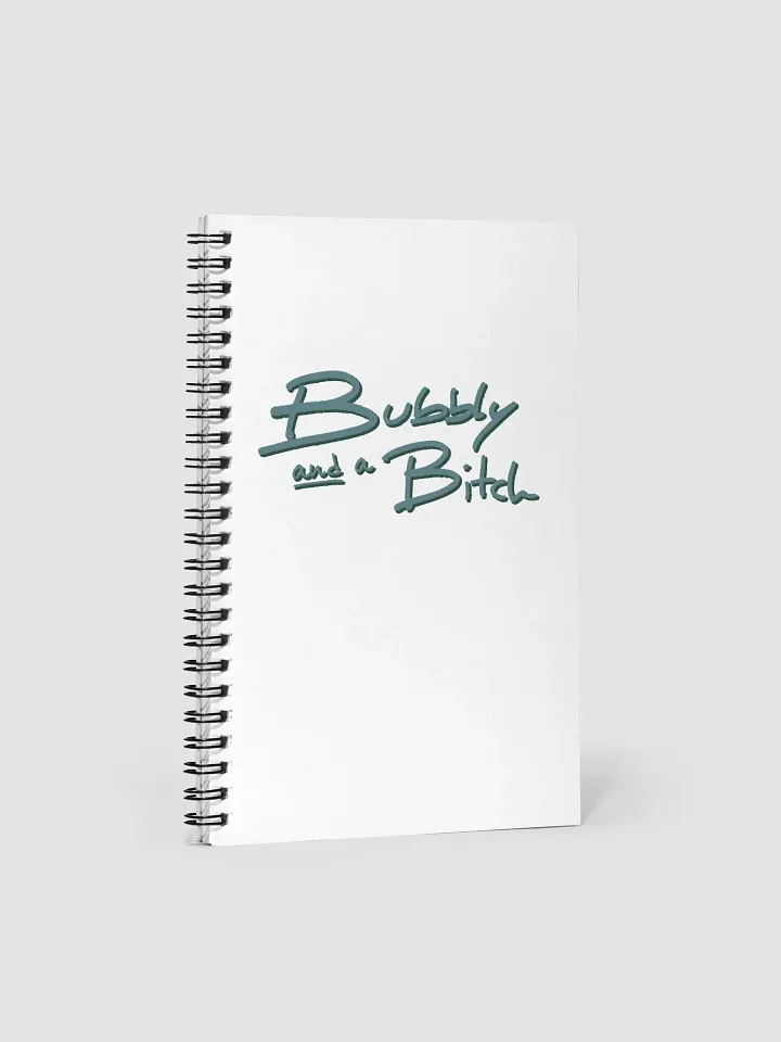 Bubbly and a B*tch (forest shadow design) notebook product image (1)