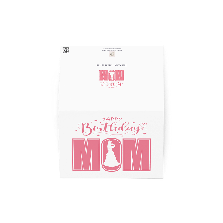 Pink Violin Mom Happy Birthday Card product image (3)