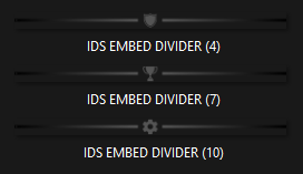 Fading Away Embed Divider Bars product image (3)