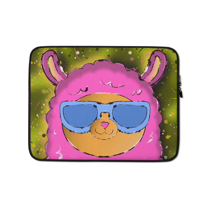 My Cool Llama Laptop Sleeve product image (1)