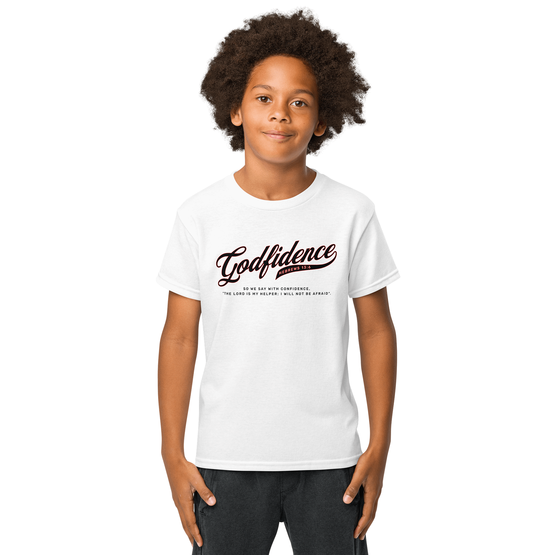 YHWH Kids Tee - "Godfidence" product image (2)