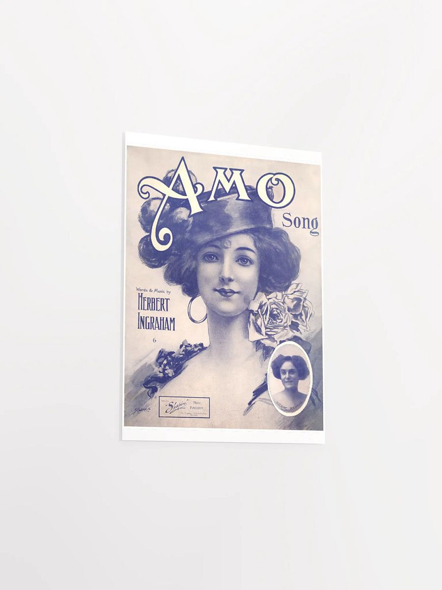 AMO Vintage Sheet Music Poster product image (5)