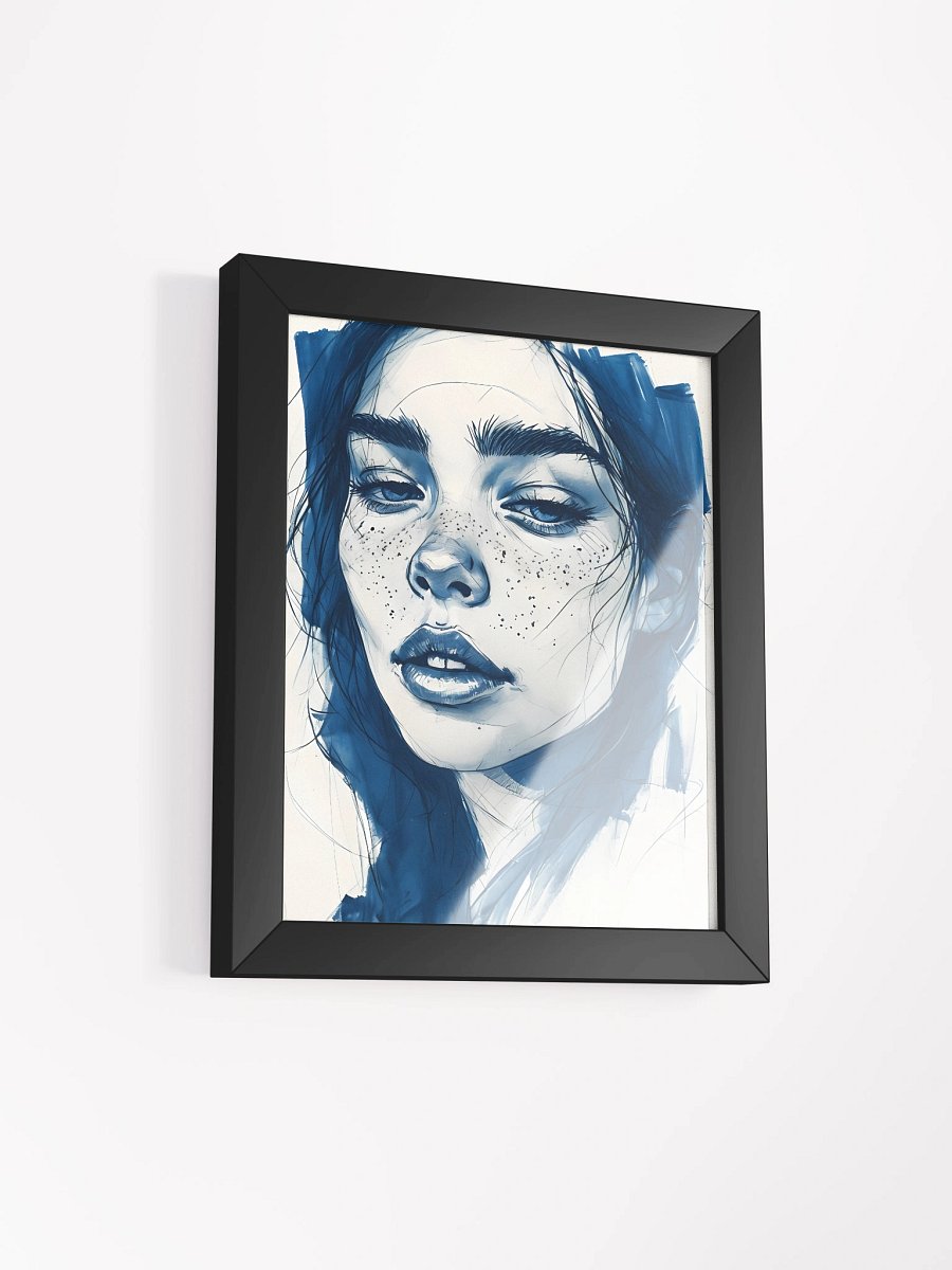 Serene Freckled Beauty Framed Poster product image (3)