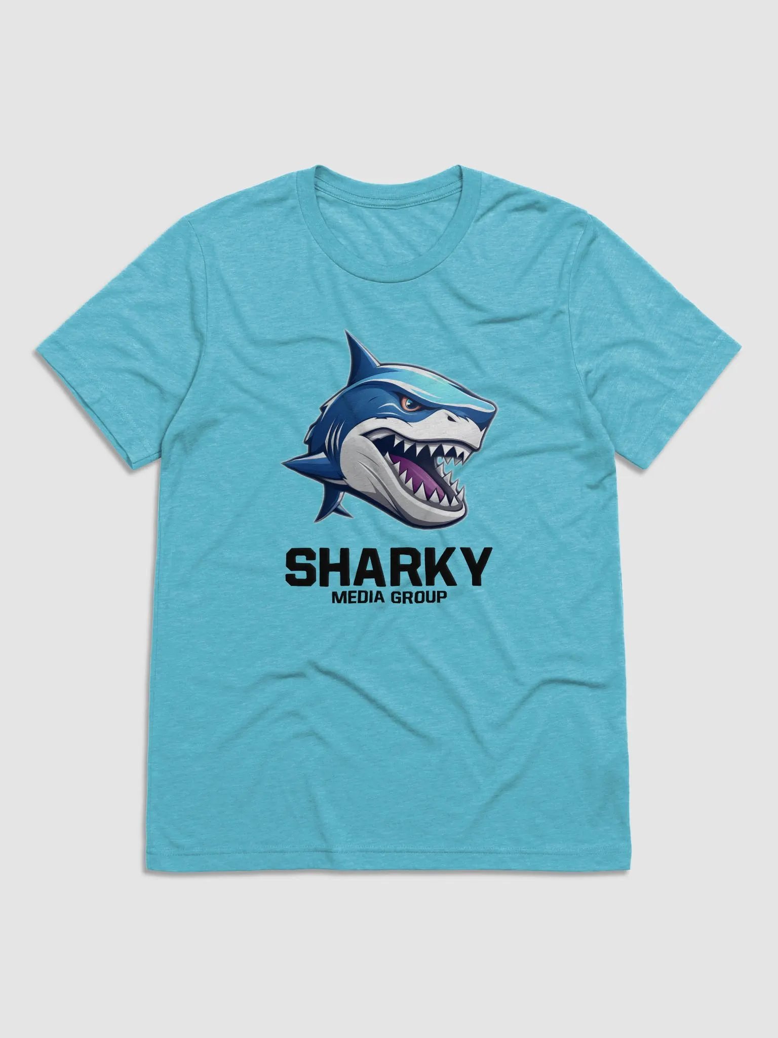 The Ultimate Sharky Media Group Tee (Black Lettering) product image (2)