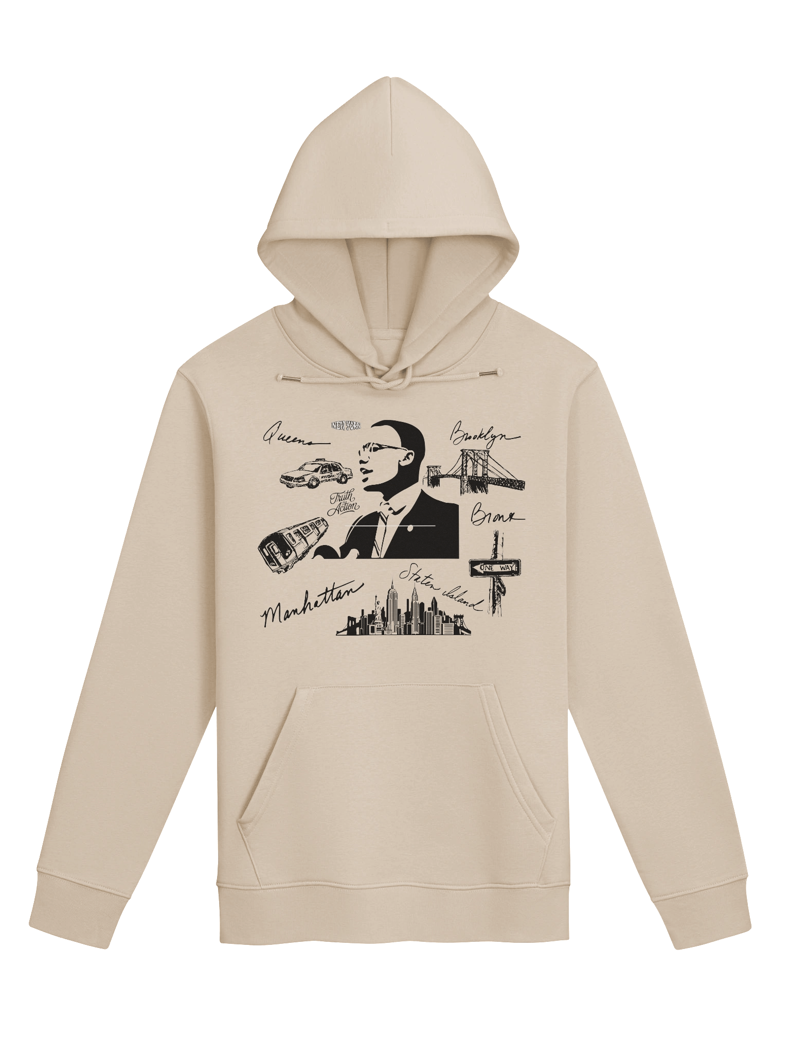 Malcolm X Five boroughs Woman Hoodie product image (2)
