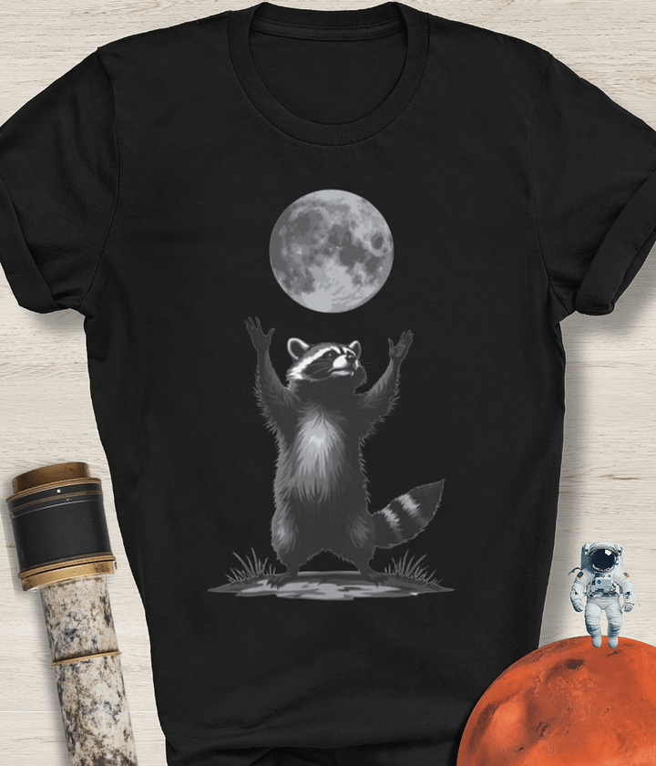 Lunar Raccoon T-Shirt product image (1)
