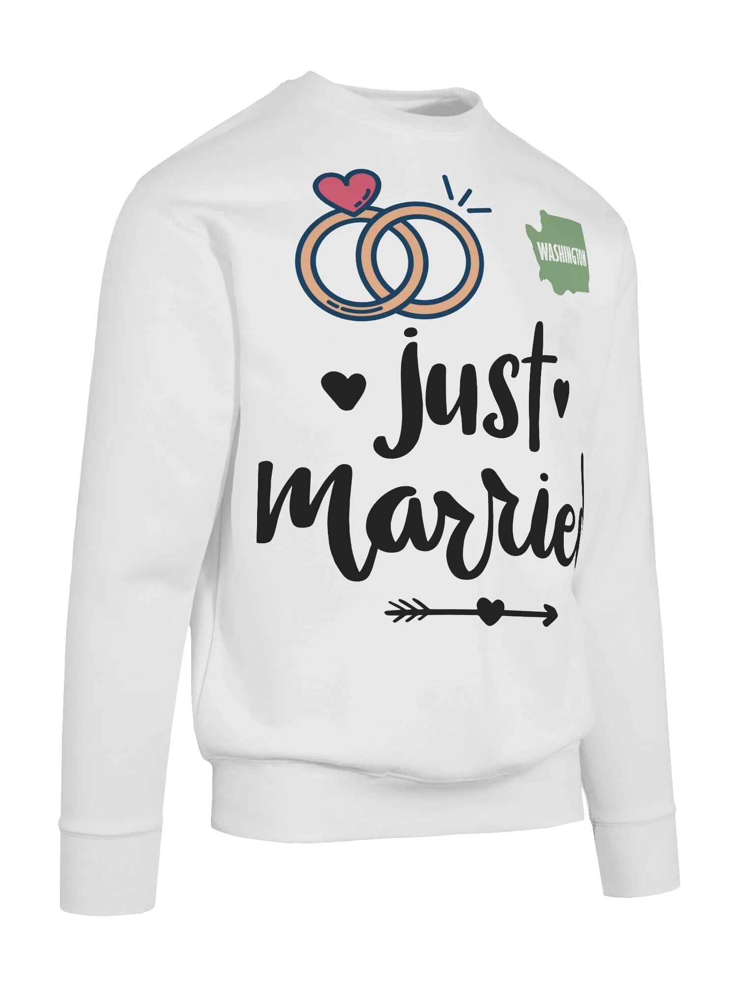 Washington *Just Marriedl* Premium Americana Crew product image (10)