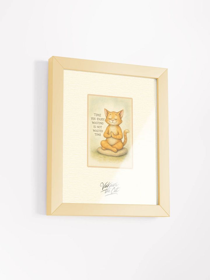 Vaikauri Cat Framed Matte Artprint product image (3)