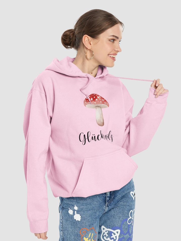 GLÜCKSPILZ COZY HOODIE - LUCKY MUSHROOM HOODIE IN PASTEL COLORS product image (2)