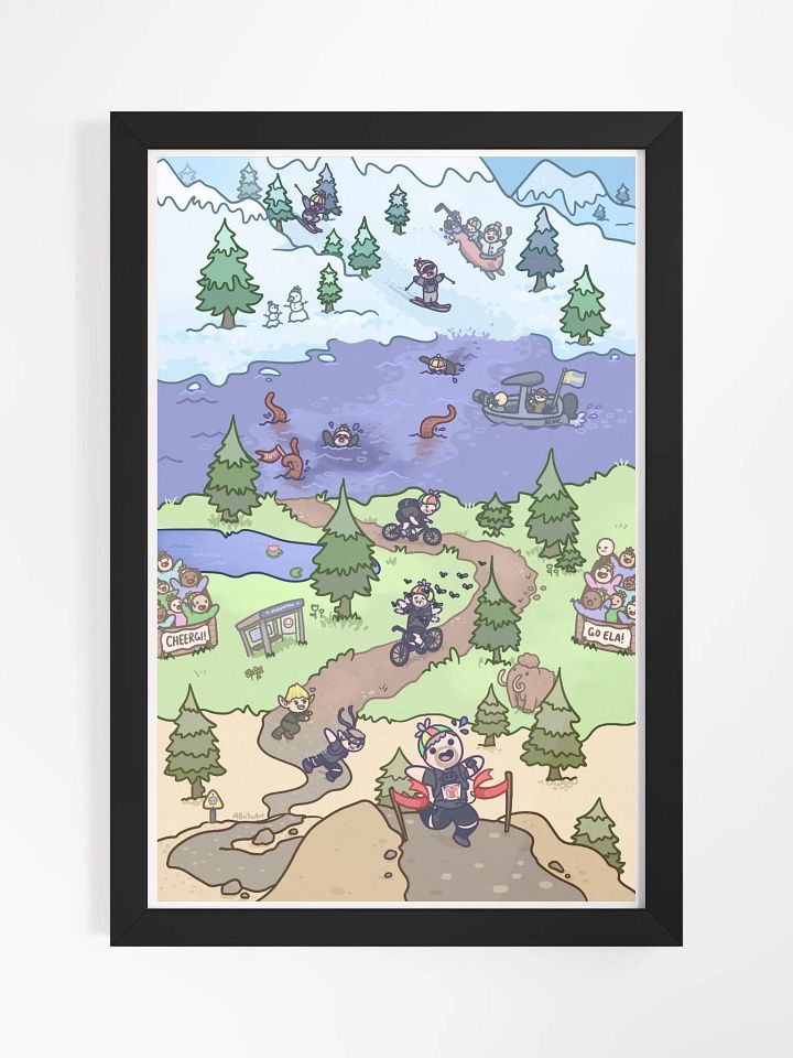 The Journey to Swe Classic Framed Art product image (2)