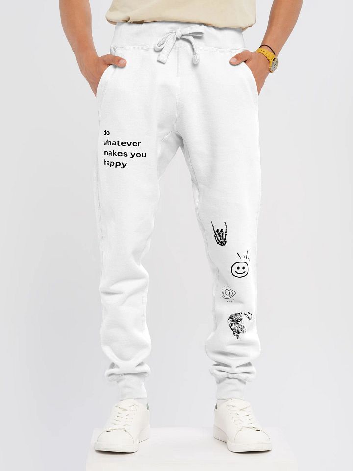 Do Whatever Makes You Happy Fleece Joggers product image (1)