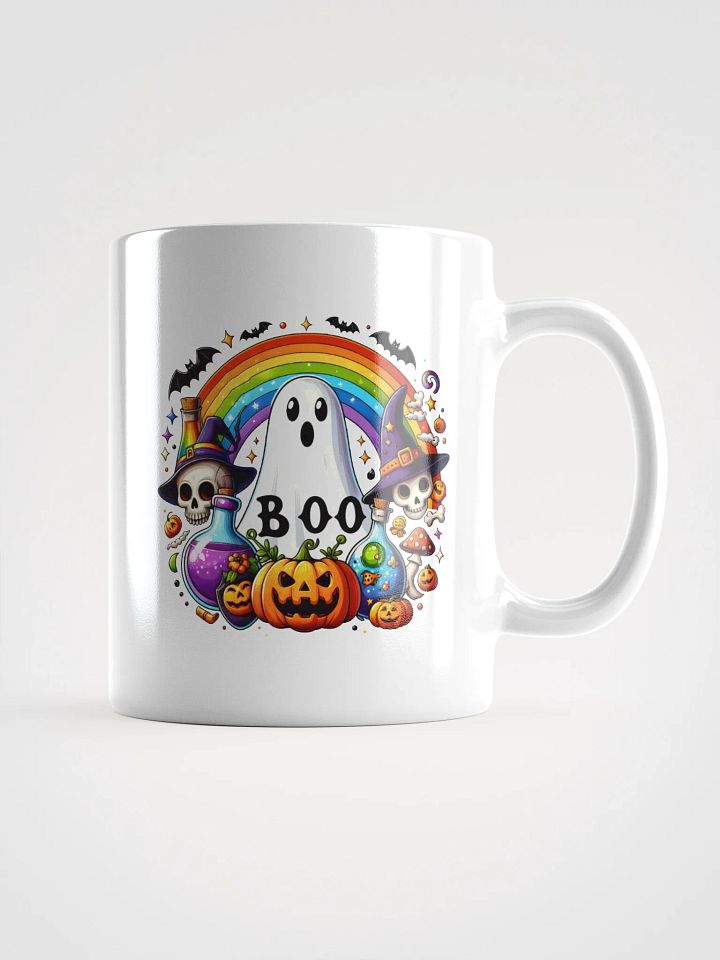 Rainbow Boo Ghost Halloween Coffee Mug product image (3)