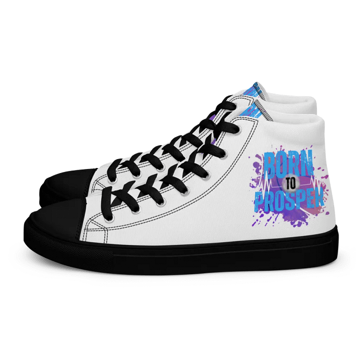 Retro Born to Prosper Splash High Tops product image (1)