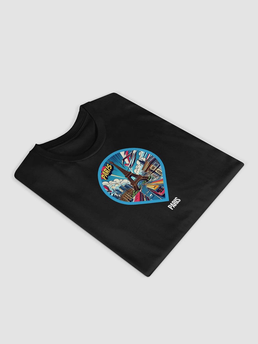 Vibrant Parisian Skyline T-Shirt | AI Design paris city product image (7)