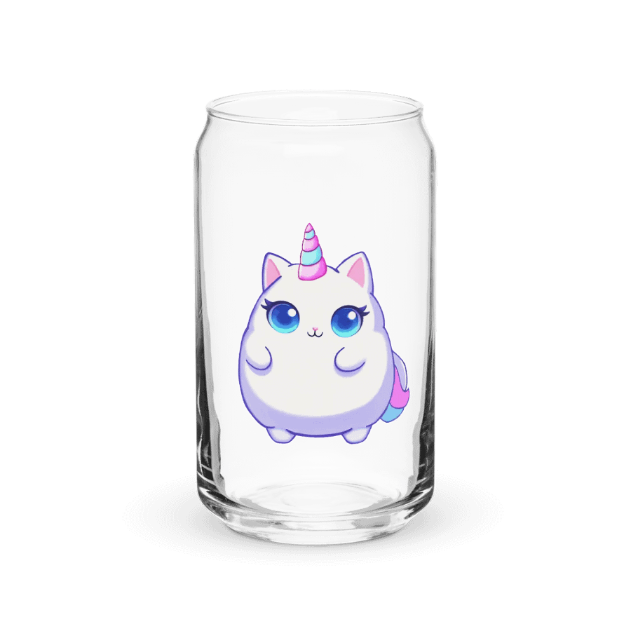 Unicorn Kitty Can-Shaped Glass product image (1)