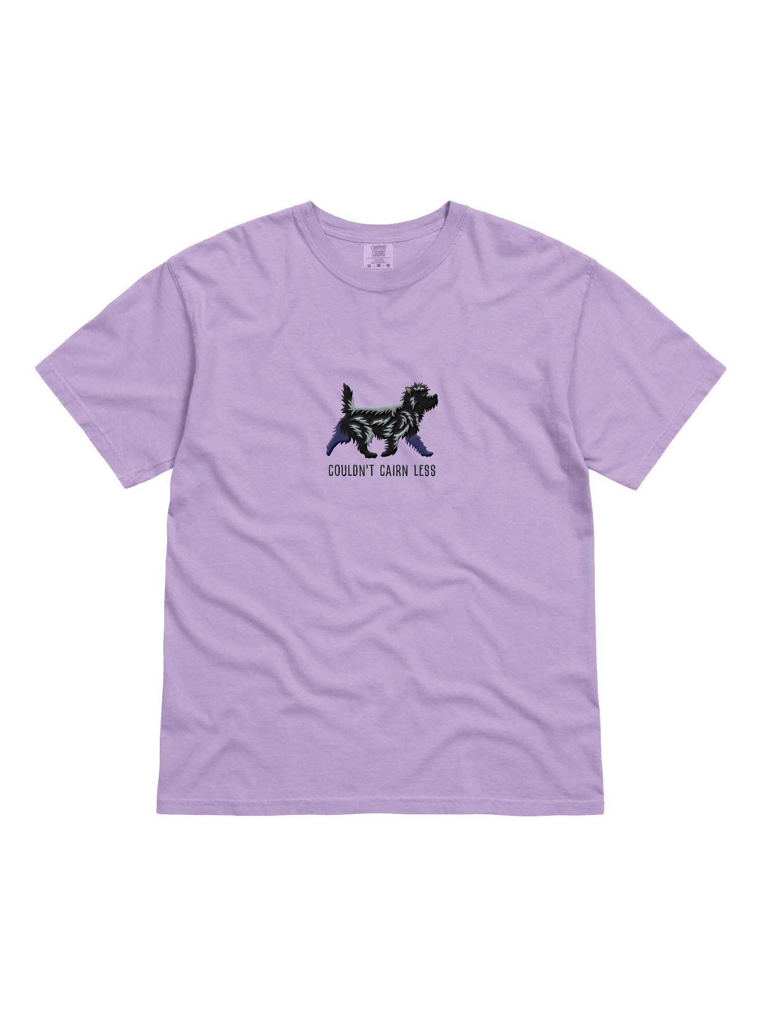Couldn't Cairn Less T-Shirt(Embroidered) of a Cairn Terrier(Black) product image (31)