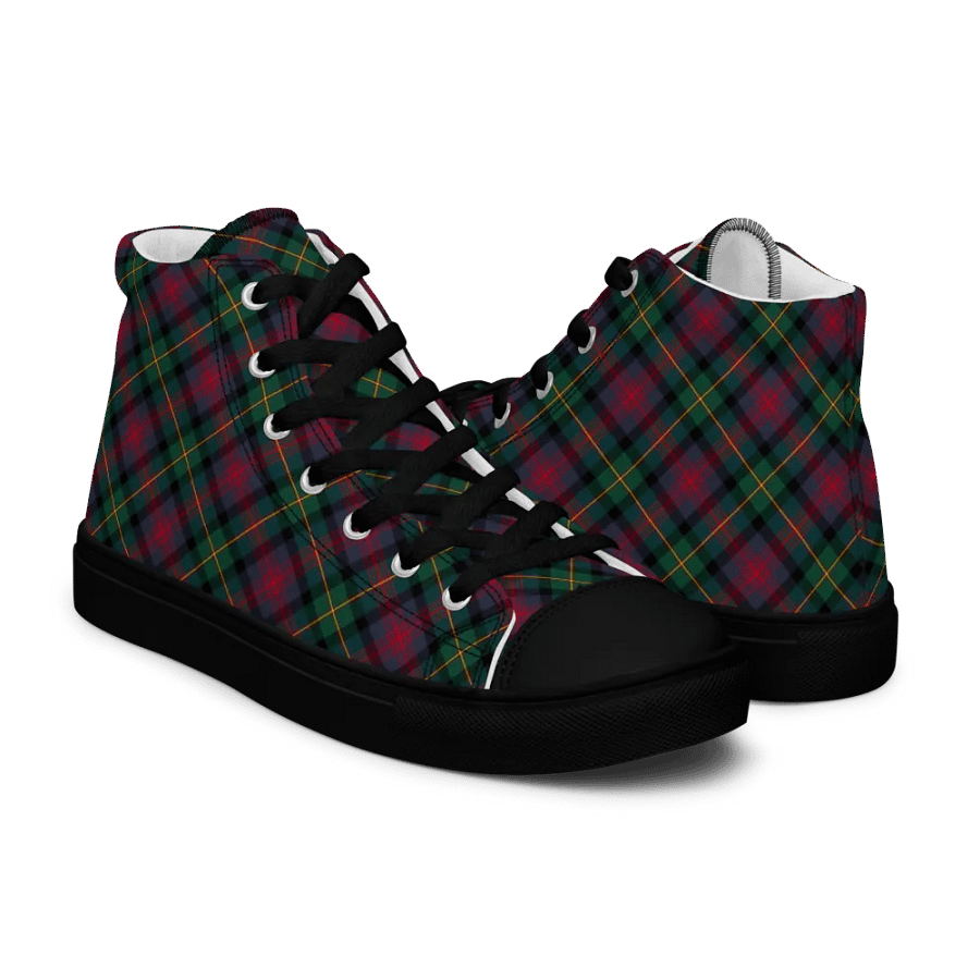 Logan Tartan Men's High Top Shoes product image (7)