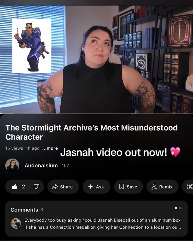 Go watch! 💖 #cosmere #stormlightarchive #jasnahkholin 