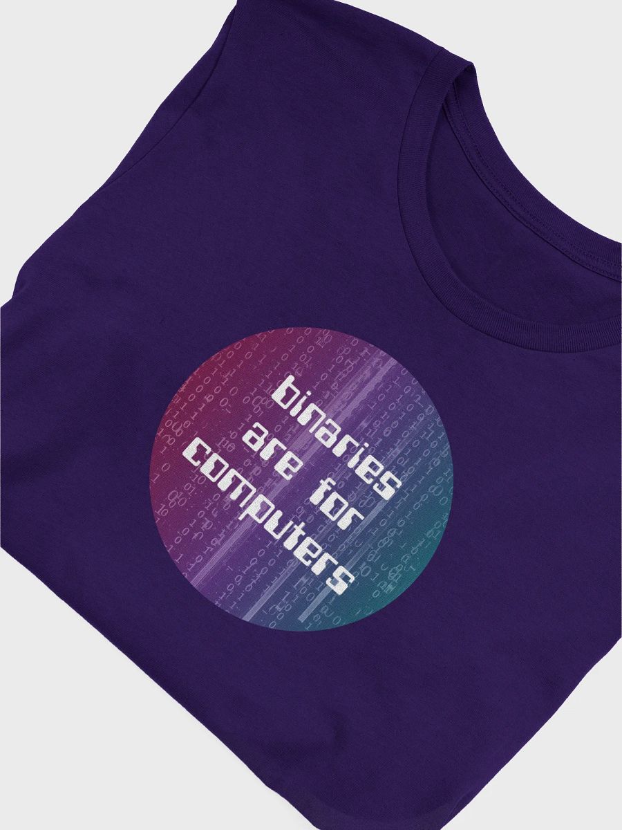 binaries are for computers androgyne t-shirt product image (5)