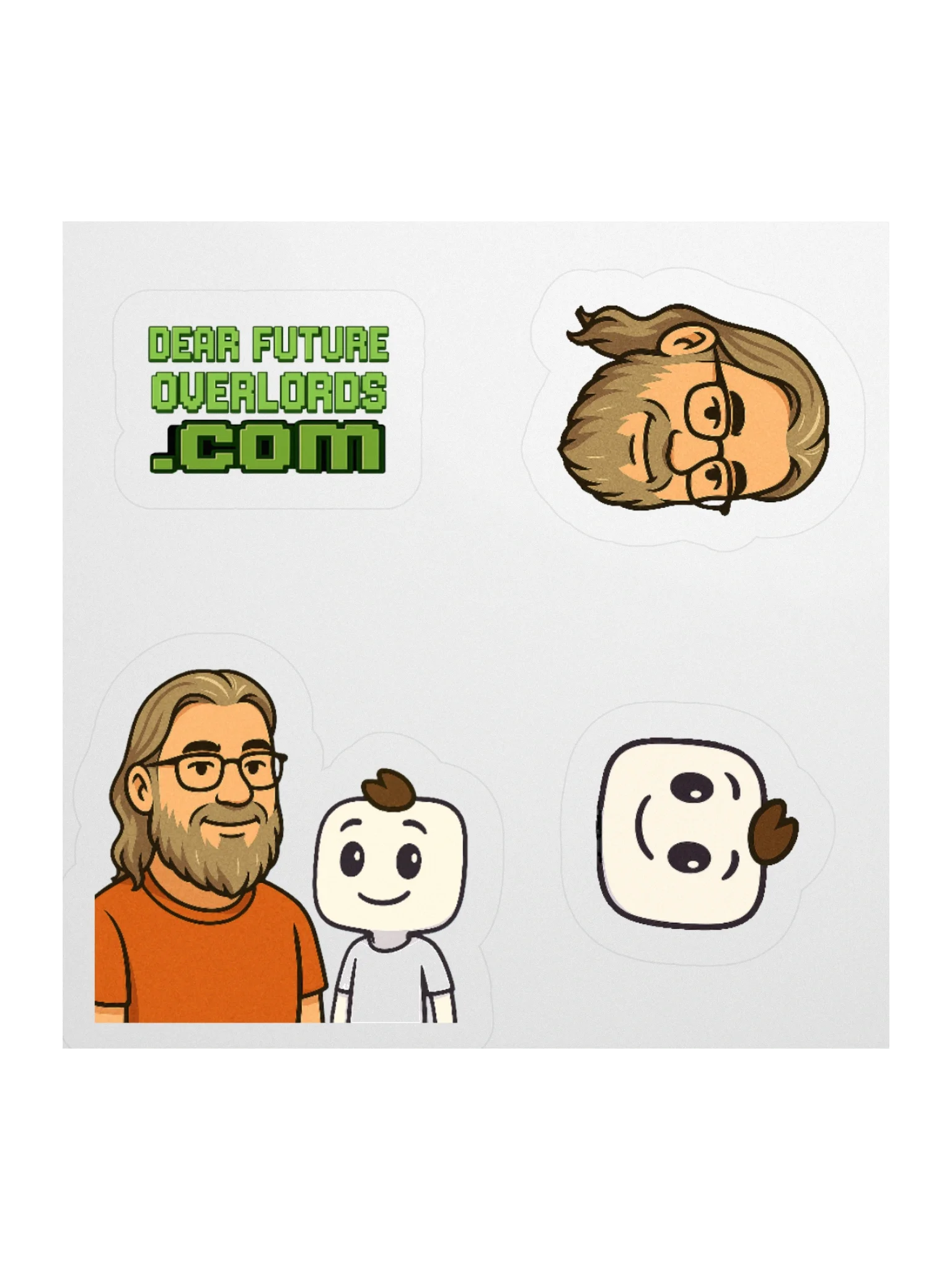 Dear Future Overlords Stickers product image (3)